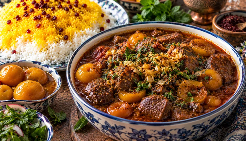  خورش آلوچه