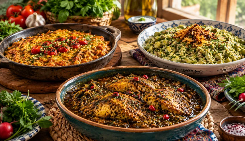 غذای های محلی برای نهار غذای های محلی برای نهار