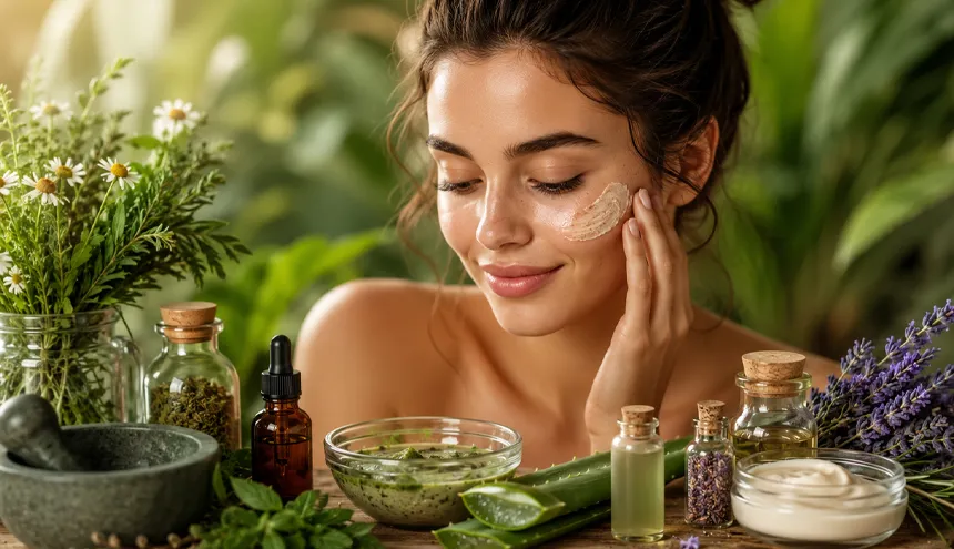 تاثیر مواد گیاهی بر زیبایی و سلامت پوست