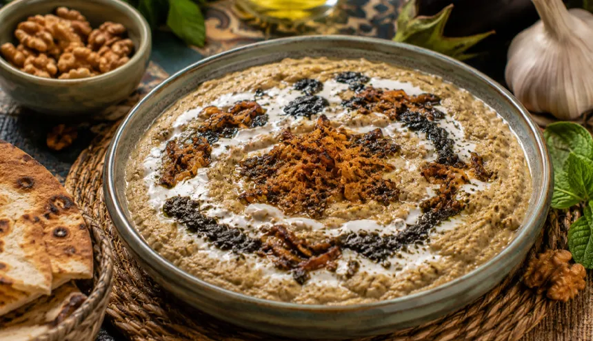 کشک بادمجان اقتصادی، غذای نونی مناسب شام و مهمانی