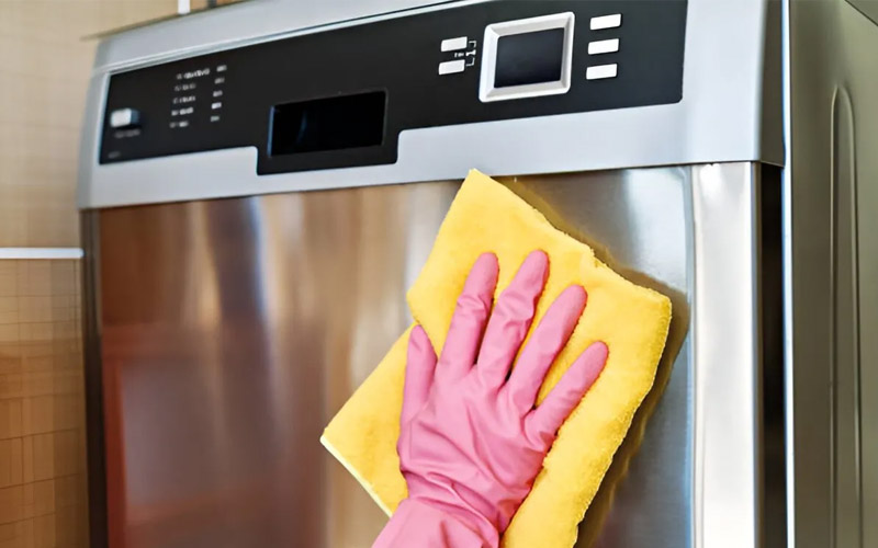 قسمت بیرونی ماشین ظرفشویی قسمت بیرونی ماشین ظرفشویی