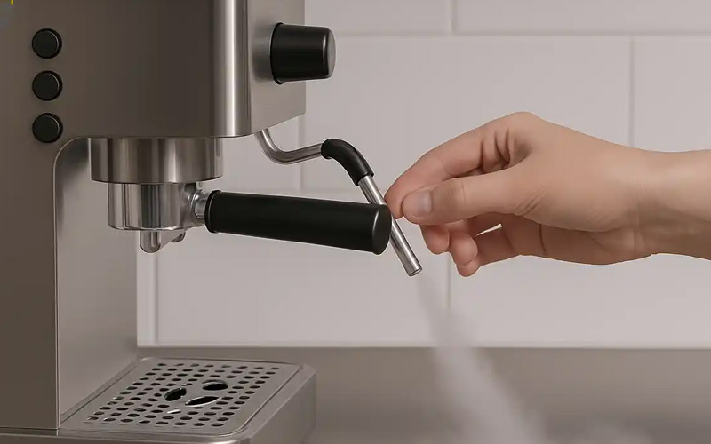 نحوه هواگیری کردن اسپرسوساز