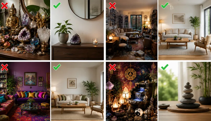 اشتباهات رایج هنگام اجرای فنگ شویی