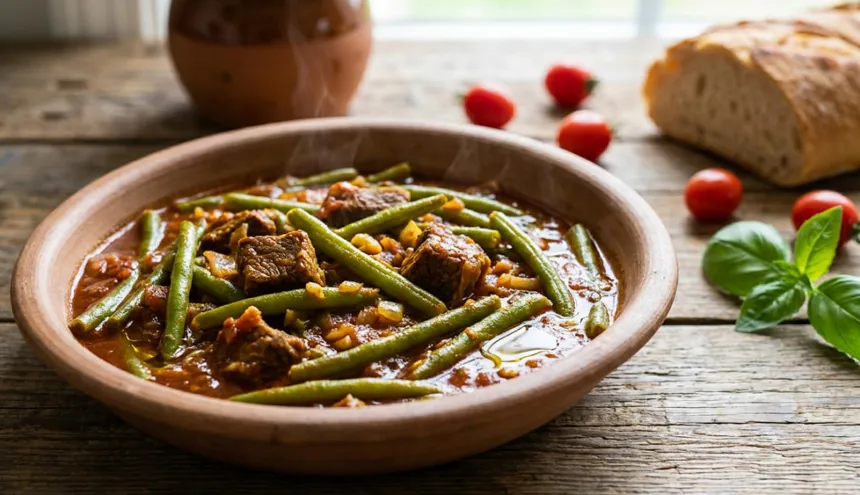 خوراک لوبیا سبز