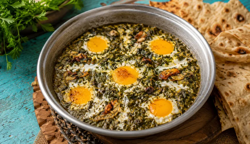 نرگسی اسفناج، غذای نونی سالم و خوش رنگ