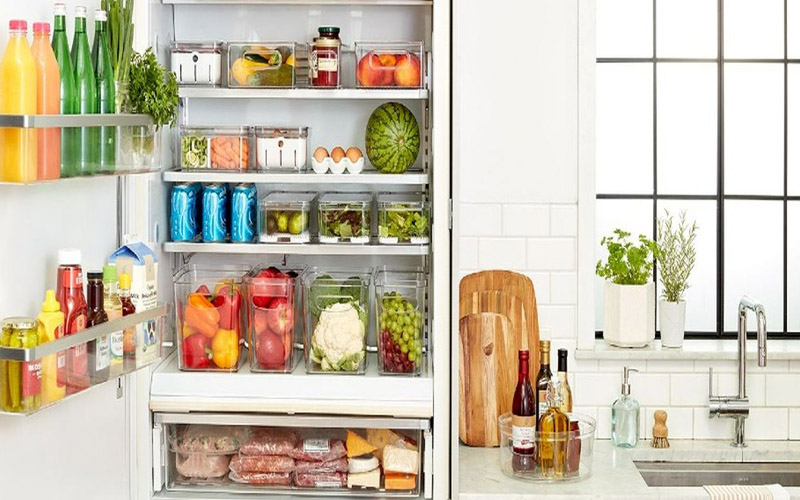 تقسیم بندی کردن مواد غذایی در کشوها