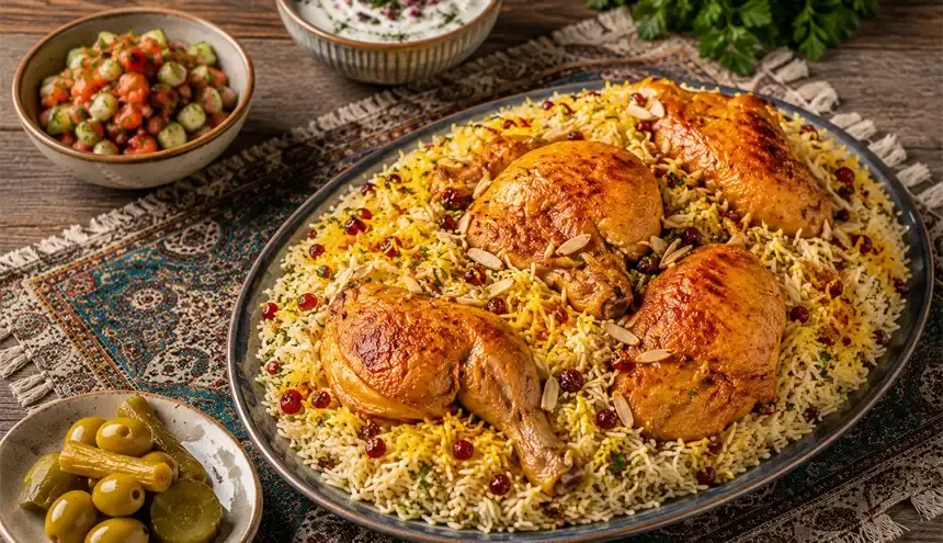 مرغ پلو