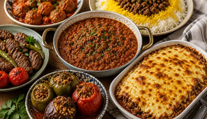 با گوشت چرخ کرده چی بپزیم؟