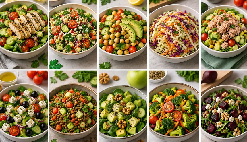 10 سالاد رژیمی برای افراد دارای اضافه وزن