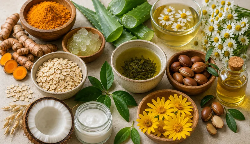 مهم  ترین مواد گیاهی برای مراقبت از پوست کدام  اند؟
