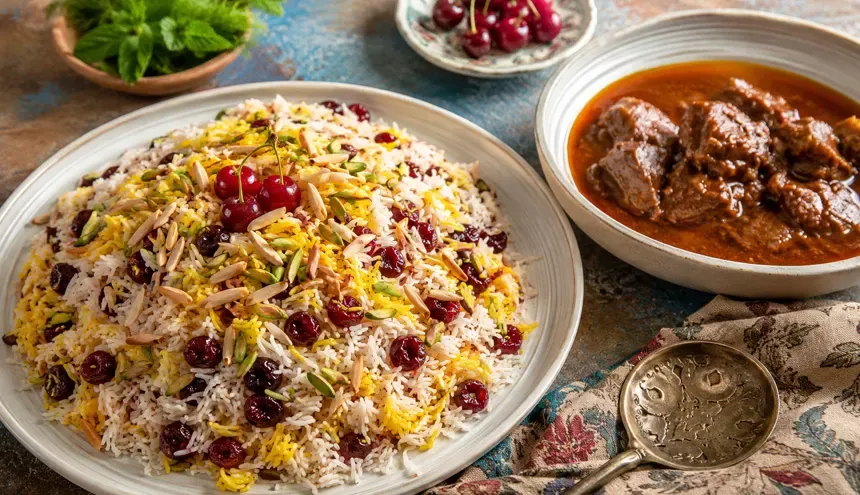 آلبالو پلو