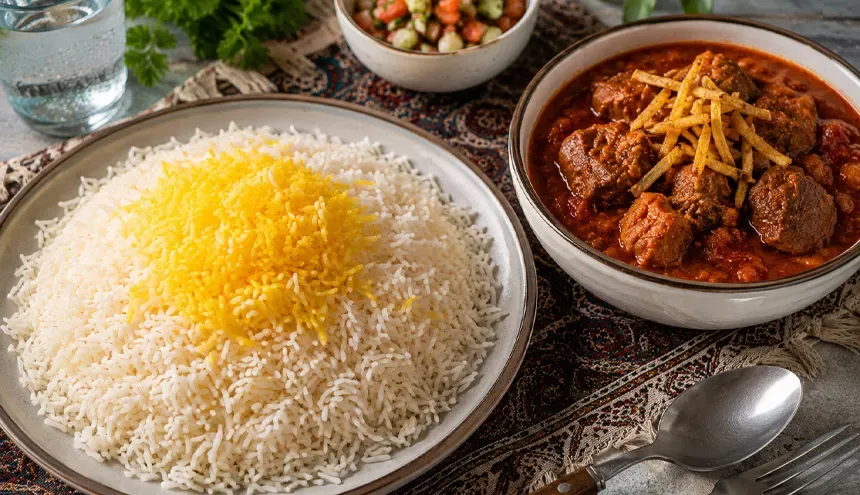 چلو گوشت
