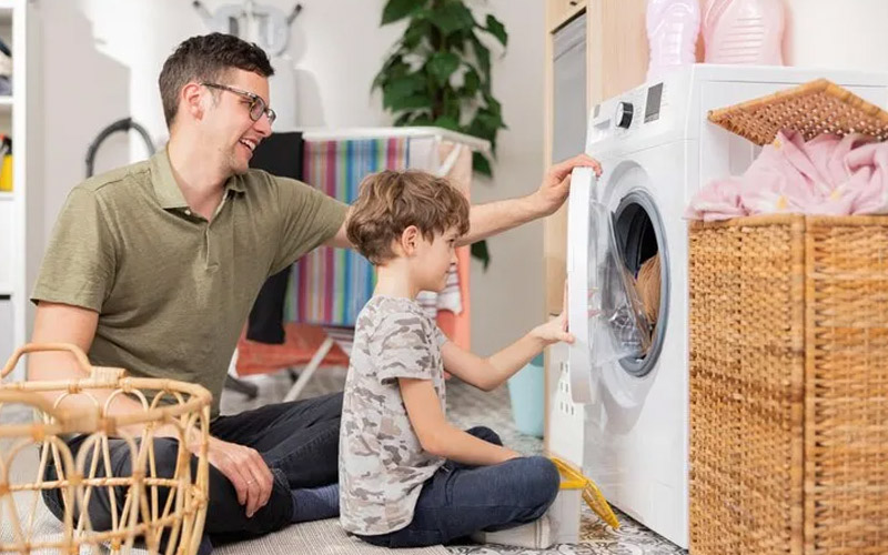 ظرفیت لباسشویی متناسب با اعضای خانواده ظرفیت لباسشویی متناسب با اعضای خانواده