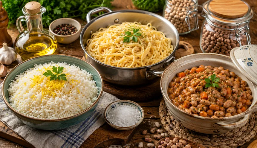 ترفندهای پخت برنج، ماکارونی و حبوبات ترفندهای پخت برنج، ماکارونی و حبوبات