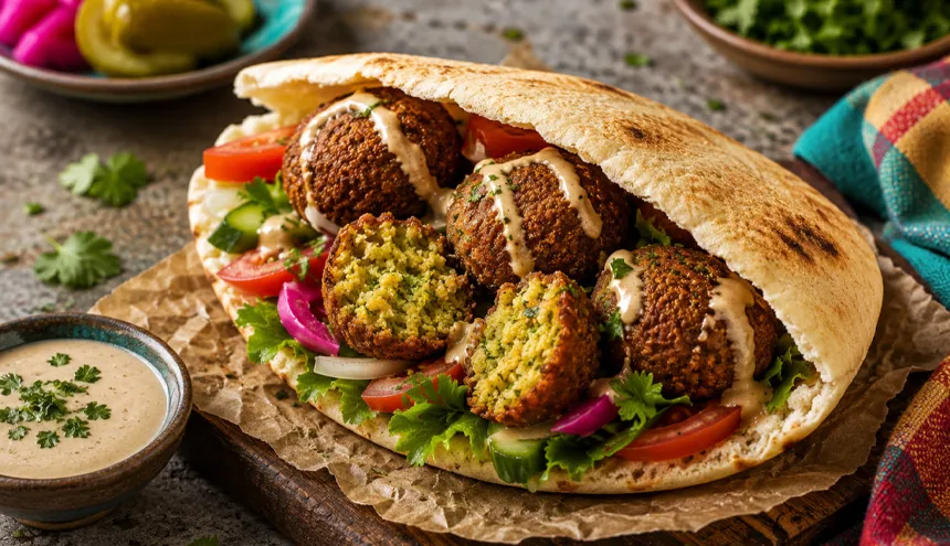 فلافل خانگی، غذای نونی محبوب خیابانی
