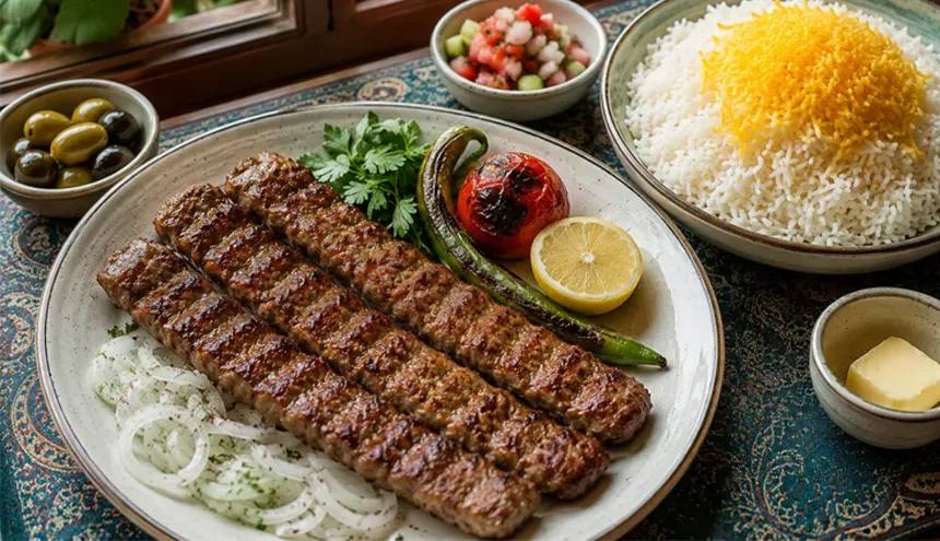 چلو کباب